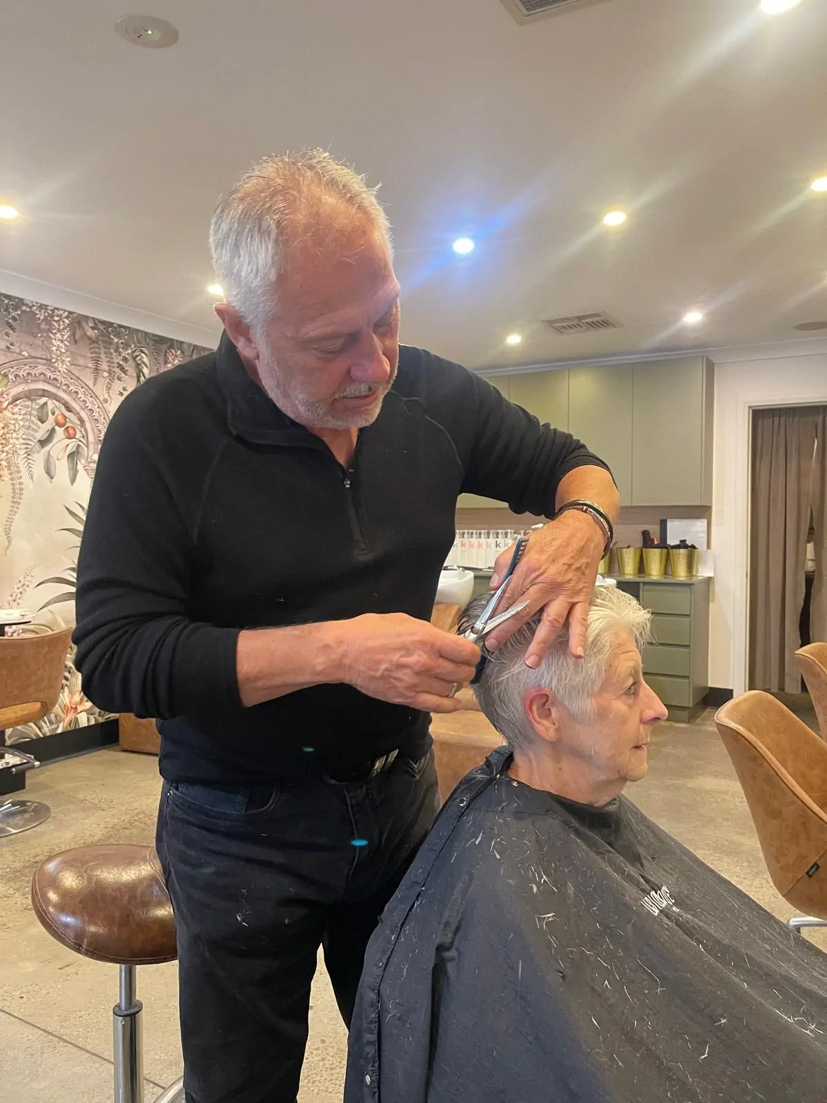 Hair work by Laurence