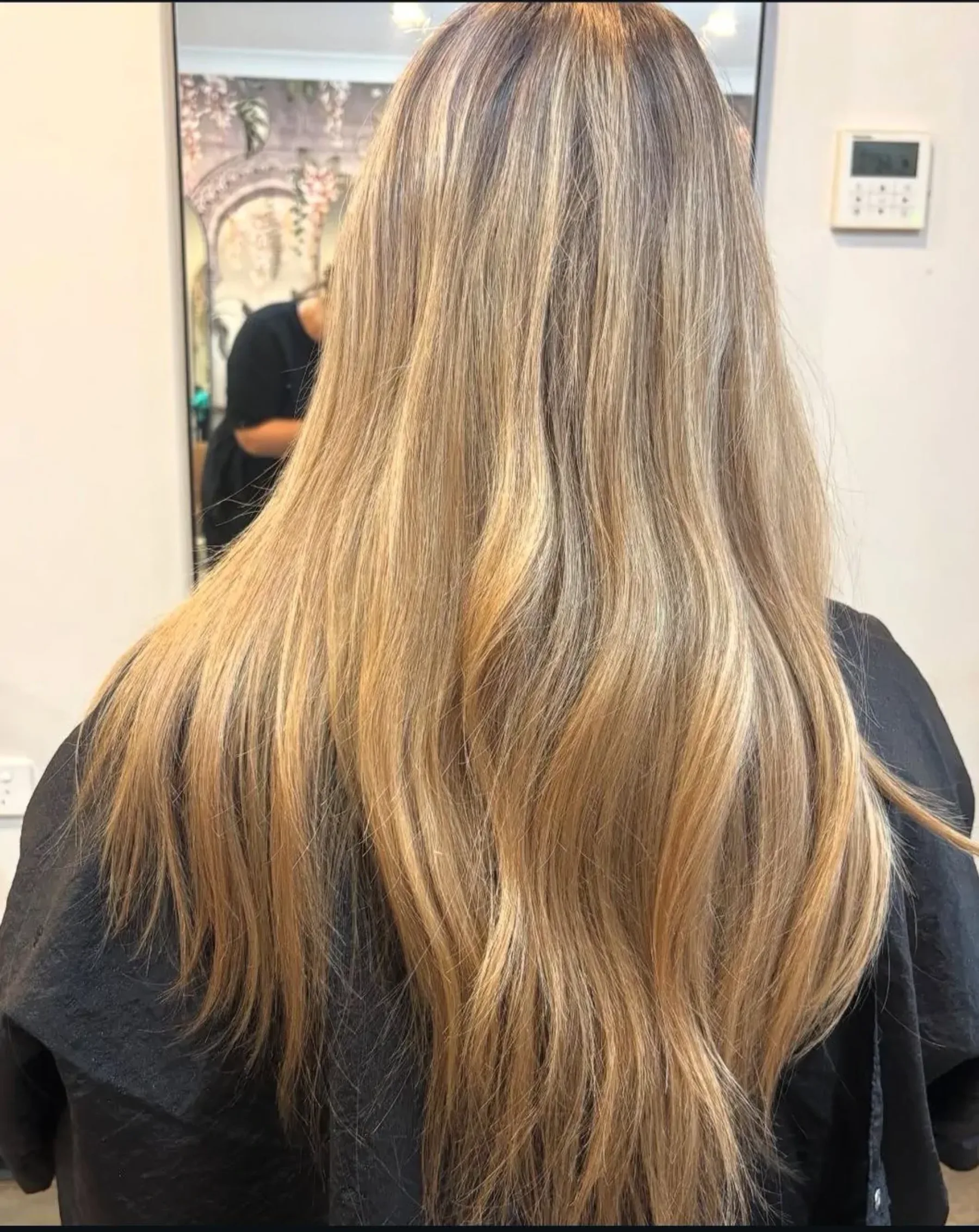 Hair before colour correction