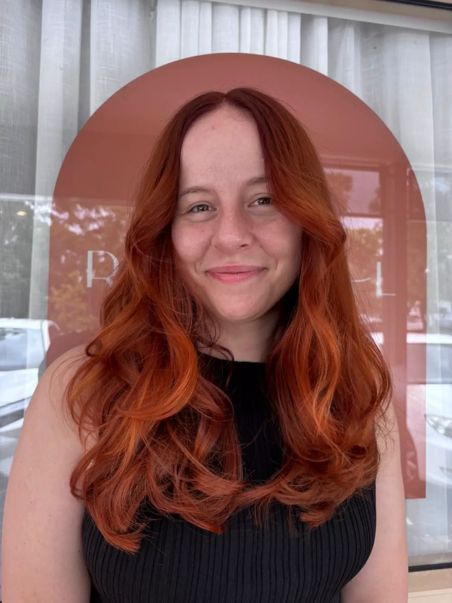 Dimensional blonde hair colour result